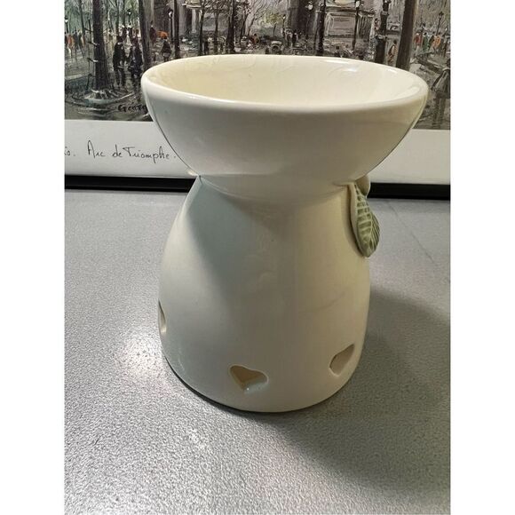 Blue Hibiscus Ceramic Wax Warmer - NWOT‎ - Picture 6 of 11